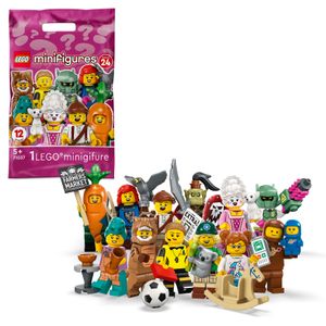 LEGO 71037 Minifiguren Serie 24 limitierte Auflage der Mystery Minifiguren-Tasche, 2023 Charaktere Set, Sammelfiguren mit Spielzeug-Zubehör (1 Stil - zufällig ausgewählte Einheit)