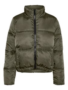 Kurze Puffer Jacke Wattierter Stepp Blouson ohne Kapuze NMANNI | XS