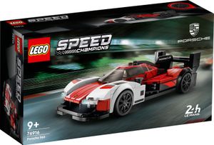 LEGO Speed Champions Porsche 963, Modellauto-Bausatz, Rennfahrzeug Spielzeug für Kinder, Sammelset mit Fahrer-Minifigur, Auto-Geschenk für Kinder 76916