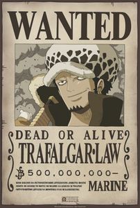 ABYstyle One Piece Wanted Trafalgar Law Poster 35x52cm.