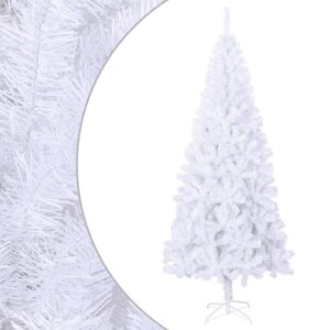 vidaXL Umělý vánoční stromek L 240 cm bílý
