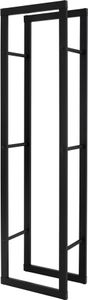 ML-Design Kaminholzregal aus Metall, 40x150 cm, Schwarz, Innen/Außen, Brennholzregal Holzaufbewahrung aus beschichtetem Stahl ML-Design Kaminholzregal aus Metall, 40x150 cm, Schwarz, Innen/Außen, Brennholzregal Holzaufbewahrung aus beschichtetem Stahl