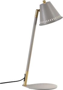 Nordlux Tischleuchte Pine Grau/Messing max. 15W GU10 ohne Leuchtmittel mit Schalter