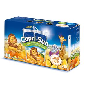 Capri Sun Safari Fruits Trinkpacks mit Fruchtsaft Getränk 10x200ml