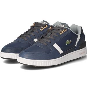 Lacoste T-Clip Herrenschuhe Schnürschuhe Sneaker Blau Freizeit, Schuhgröße:EUR 42 | UK 8