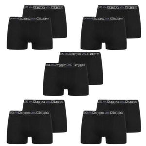 Kappa Boxershorts Herren Schwarz 10er Pack