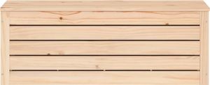 vidaXL Truhe 89x36,5x33 cm Massivholz Kiefer