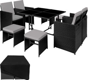 Rattan Sitzgruppe Bilbao für 4 bis 8 Personen
