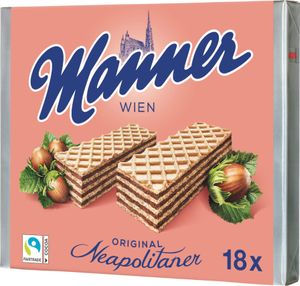 Manner Neapolitaner Schnitten - Großpackung - 18er Geschenkpackung - 1350g