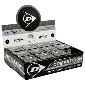 Dunlop Competition Single Grey Dot Box Black 12 Balls
