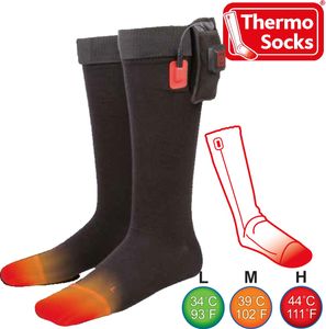 THERMO SOCKS Set vyhrievané ponožky vonkajšie veľkosť L EU 42-45