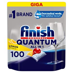 Finish Quantum Lemon Kapsułki Do Mycia Naczyń W Zmywarce 1040 G (100 Sztuk)