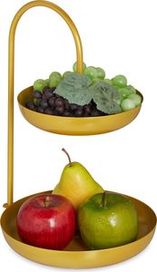 relaxdays 2 stöckige Obst Etagere