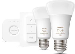 Smart Home Lampen Hue WACA E27 2er Set BT+Dimms.