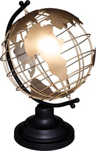 Globus "Loft" - goldfarben - Metall H28 -5 cm - Atmosphera créateur d'intérieur