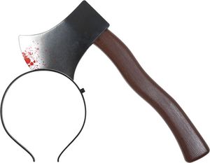 Kostüm Zubehör Haarreif Axt im Kopf Halloween Horror Zombie