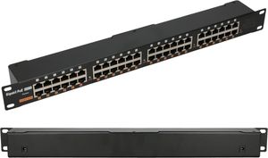 Extralink 24 portový gigabitový injektor PoE 24x 1000Mb/s RJ45, montáž do sieťovej skrine Príslušenstvo pre servery