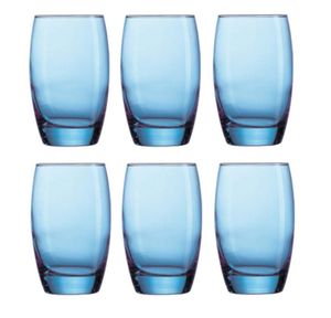 Arcoroc Wasserglas Salto blau 350 ml