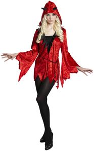 Teufel Diabola Teufelin Halloween Karneval Fasching Kostüm 38