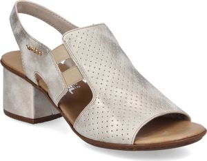 Sandały damskie Rieker 64665-60 beżowy 37 Sandały damskie Rieker 64665-60 beżowy 37