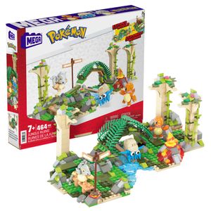 Mega Construx Pokémon Dschungel-Ruinen Bauset, Konstruktions-Spielzeug