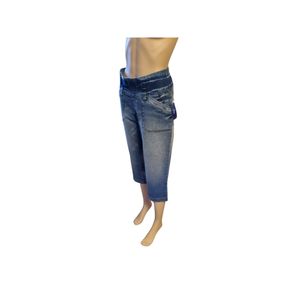Těhotenské kalhoty G-25004 fischer collection indigo blue Capri jeans short - velikost 36