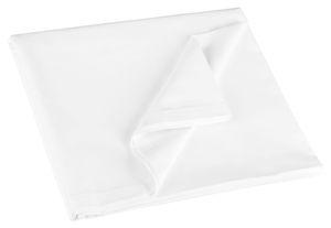 Betttuch Bettlaken, 240x290 cm, weiß, 100% Baumwolle