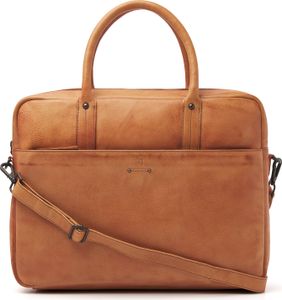 dR Amsterdam Arbeitstasche | Business-Leder-Arbeitstasche | Laptop-Tasche | Herren-Laptoptasche | Laptop-Tasche 15,6 Zoll | Tampa - 933577 Camel