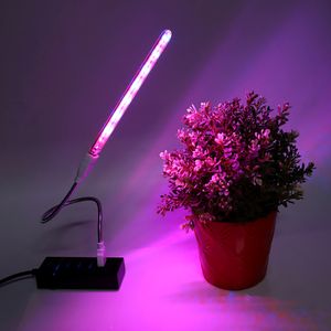 2 Stück USB LED Pflanzenlampe Full Spectrum Wachstumslampe Pflanzenlicht für Zimmerpflanzen Gemüse Blumen