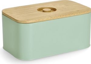 Brotkasten - Bambusdeckel / Metall, Mint