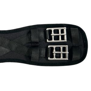 KAVALKADE Sattel-Kurzgurt Klimatex ohne Elastik schwarz, 50 cm