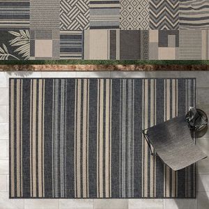 Vnútorné a vonkajšie koberce Clyde Letný koberec odolný voči poveternostným vplyvom Moderné vzory Lauderdale 160x230 cm