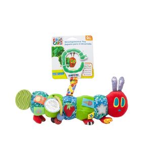 KIDS PREFERRED Joy Toy 966180 - Malá vývojová húsenica s funkciou pískania, hrkania a praskania 30 cm, viacfarebná, normálna