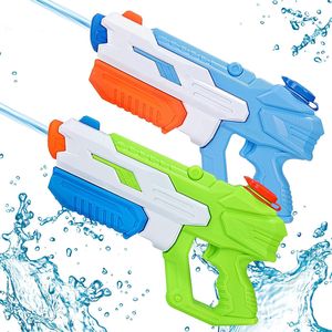 Pistolen Wassergun 3er Set Wasserpistolen transparent in 3 Farben 