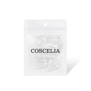 Coscelia 50 Stück Clear Full Cover Nail Form Nail System Form für Acryl Nagelverlängerung Tipps Nail Art Maniküre Werkzeuge