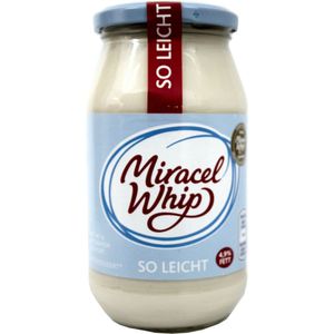Miracel Whip So leicht Salatcreme mit fettreduziertem Joghurt 4,9% Fett 500g