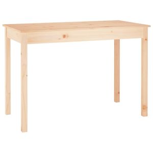 vidaXL Jedálenský stôl 110x55x75 cm Borovicový masív