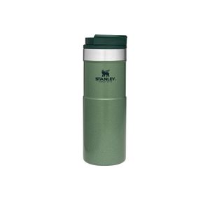Stanley NeverLeak Travel Mug 0,47 l / 16OZ Hammertone Green - Anti-Leak - hrnek na kávu, čaj a vodu - neobsahuje BPA - termoska z nerezové oceli - lze mýt v myčce nádobí