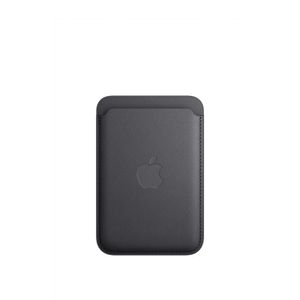 Apple iPhone Feingewebe Wallet mit Magsafe Schwarz iPhone 15  14  13  12