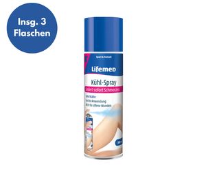 Lifemed Kühlspray transparent 300 ml (3 x 300 ml)