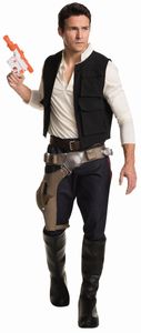 Star Wars Herren Kostüm Han Solo Grand Heritage, Größe:STD (M/L)