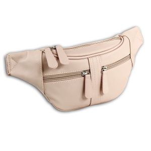 New Bags beigefarbene Bauchtasche crossbody Feeanhänger Hüfttasche Damen OTD5023A