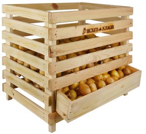 Esschert Design Holz- Kartoffelkiste; C2080; 59,5x47,0x49,3 cm