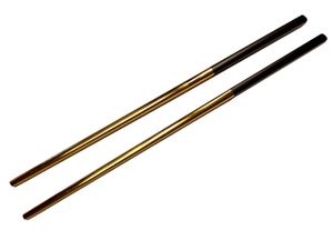 Bayli 1 Paar Edelstahl Chinesische 23cm Essstäbchen | Spülmaschinenfest | Japanische Stäbchen Rostfrei | Wiederverwendbare Chopsticks für Asiatisches Geschirr Besteck | Asia Stäbchen