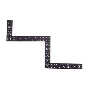 goki 15336 Dominospiel im Holzkasten, schwarz (1 Stück)