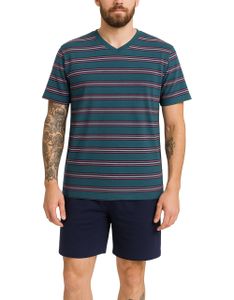 KB Herren Schlafanzug kurz Pyjama Shorty T-Shirt 100% Baumwolle Größe XL KB Herren Schlafanzug kurz Pyjama Shorty T-Shirt 100% Baumwolle Größe XL