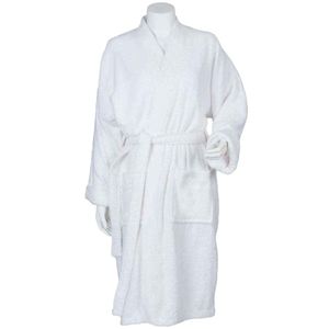 Towel City - Morgenmantel Kimono für Damen PC6016 (S-M) (Weiß)