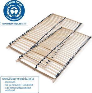 Lattenrost 160x200, Lattenrahmen aus Buche, 7 Komfortzonen, 28 Latten, Federholzrahmen GERMANY, Lattenrost Selbstmontage, 2x Lattenrost 80x200, Traglast bis zu 150Kg Lattenrost 160x200, Lattenrahmen aus Buche, 7 Komfortzonen, 28 Latten, Federholzrahmen GERMANY, Lattenrost Selbstmontage, 2x Lattenrost 80x200, Traglast bis zu 150Kg