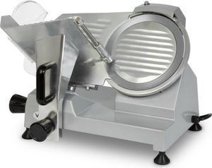 VERTES Gastro Aufschnittmaschine Schneidemaschine, Elektrisch mit 120W, Messer mit 220mm Durchmesser, Schnittstärke 0 bis 12mm VERTES Gastro Aufschnittmaschine Schneidemaschine, Elektrisch mit 120W, Messer mit 220mm Durchmesser, Schnittstärke 0 bis 12mm