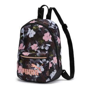 PUMA WMN Core Seasonal Archive Backpack Puma Black-Floral AOP